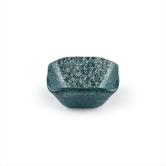 Turgla Fusion Glass 2.25" x 2.25" x h:1.5" 2 oz. Square Blue Glass Ramekin