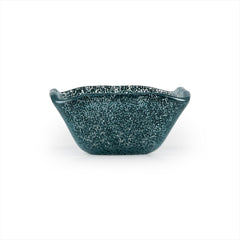 Turgla Fusion Glass 2.25" x 2.25" x h:1.5" 2 oz. Square Blue Glass Ramekin