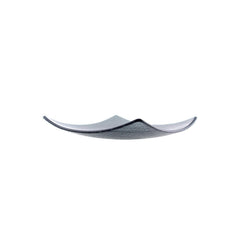 Turgla Fusion Glass 5.75" x 5.75" Square Charcoal Glass Plate