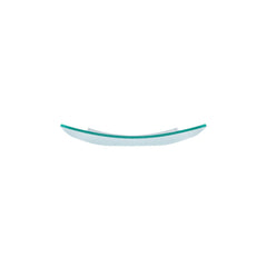 Turgla Fusion Glass 11.5" x 11.5" Square Clear Glass Plate