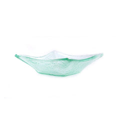 Turgla Fusion Glass 5.5" x 5.5" x h:1.75" 6 oz. Square Clear Glass Deep Plate