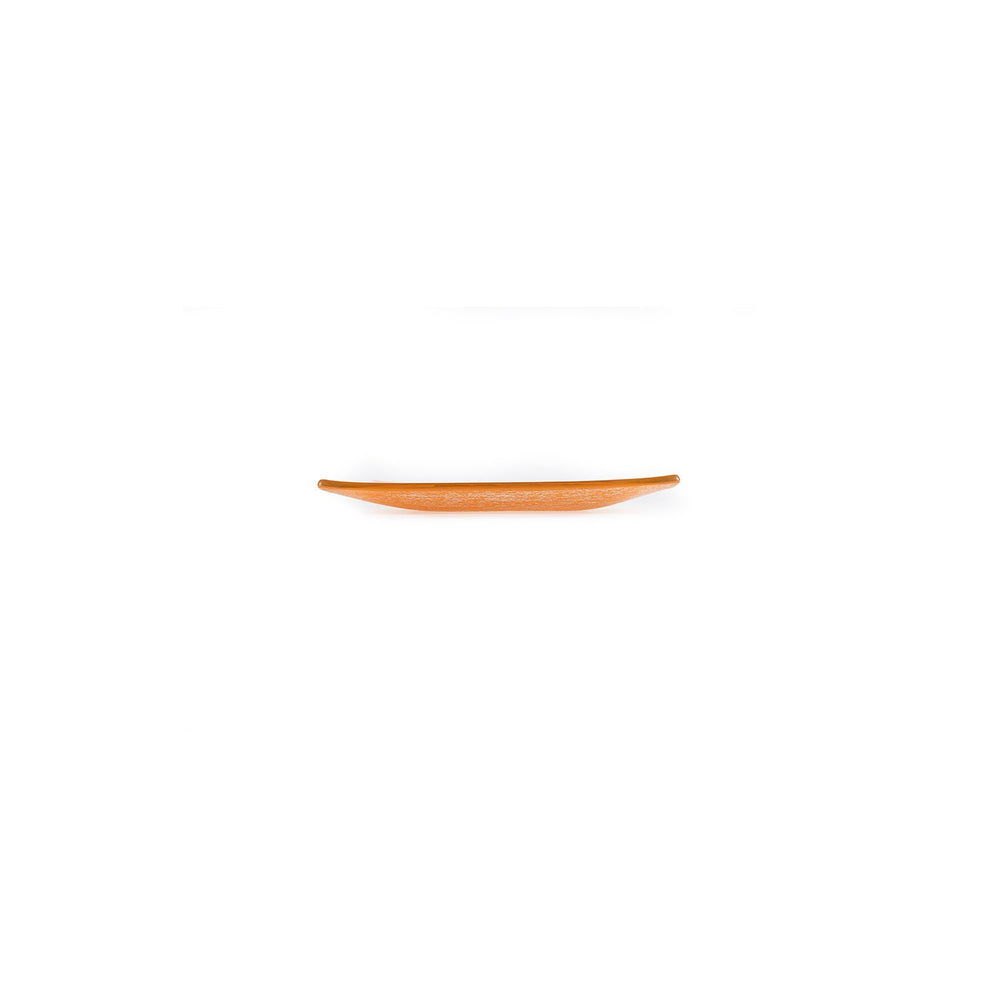 Turgla Fusion Glass 7.75" x 7.75" Square Orange Glass Plate