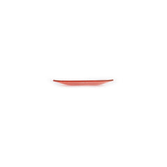 Turgla Fusion Glass 7.75" x 7.75" Square Red Glass Plate