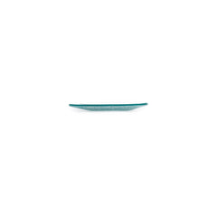 Turgla Fusion Glass 7.75" x 7.75" Square Blue Glass Plate