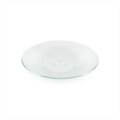 Turgla Fusion Glass dia.11.75" h:1.5" 32 oz. Round Clear Glass Bowl