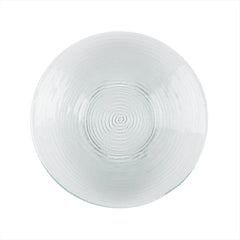 Turgla Fusion Glass dia.13.75" h:2" 58 oz. Round Clear Glass Bowl