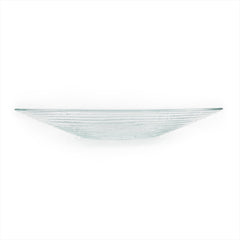 Turgla Fusion Glass dia.17.75" h:3" 4.5 qt. Round Clear Glass Bowl