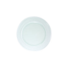 Turgla Fusion Glass dia.9" Round Clear Glass Plate