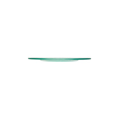 Turgla Fusion Glass dia.11.75" h:0.75" Round Clear Glass Platter