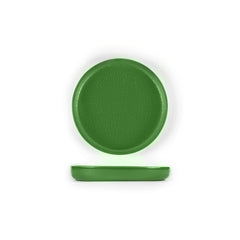 Turgla Fusion Glass dia.9.5" Round Basil Glass Plate