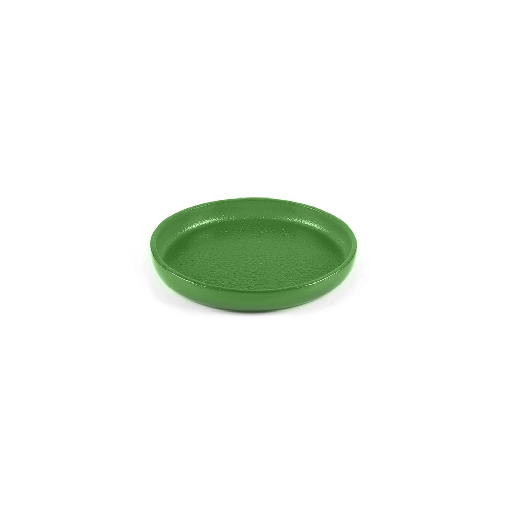 Turgla Fusion Glass dia.9.5" Round Basil Glass Plate