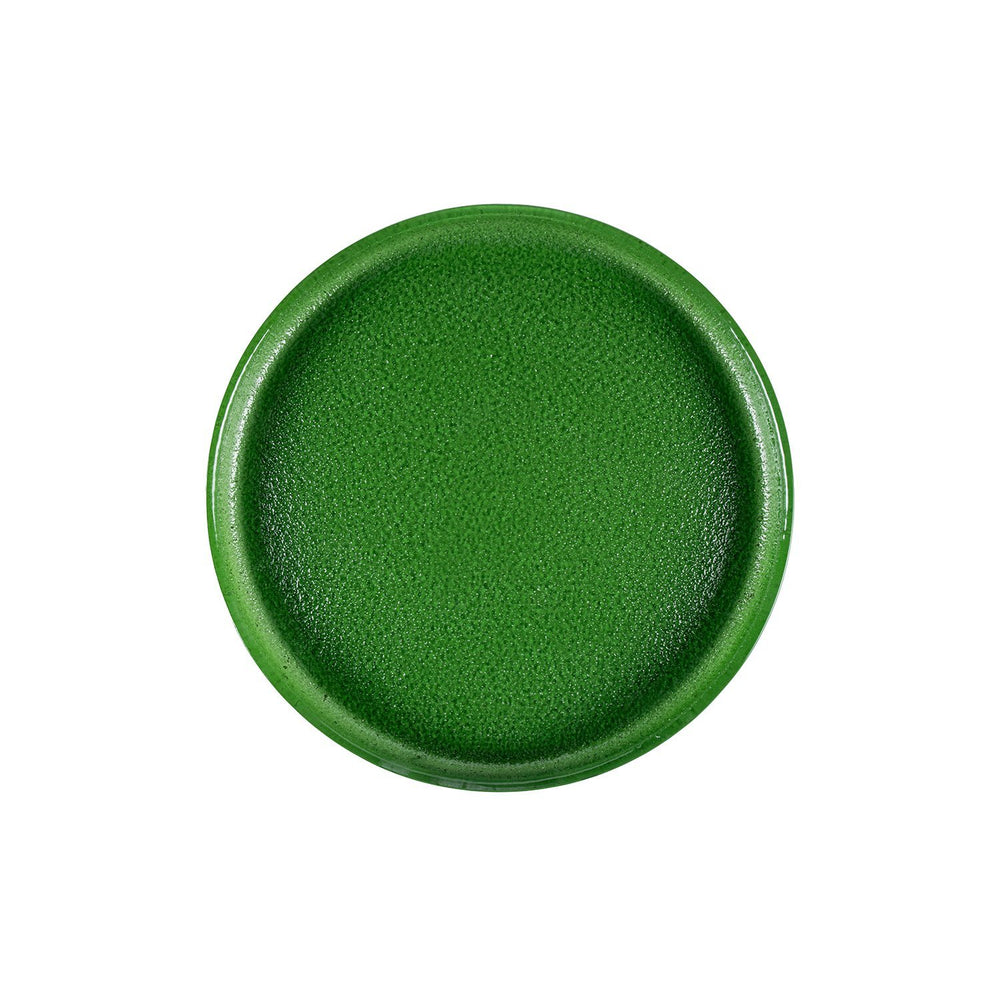 Turgla Fusion Glass dia.13.5" h:1" Round Basil Glass Platter