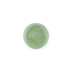 Turgla Fusion Glass dia.7.75" Round Green Glass Plate