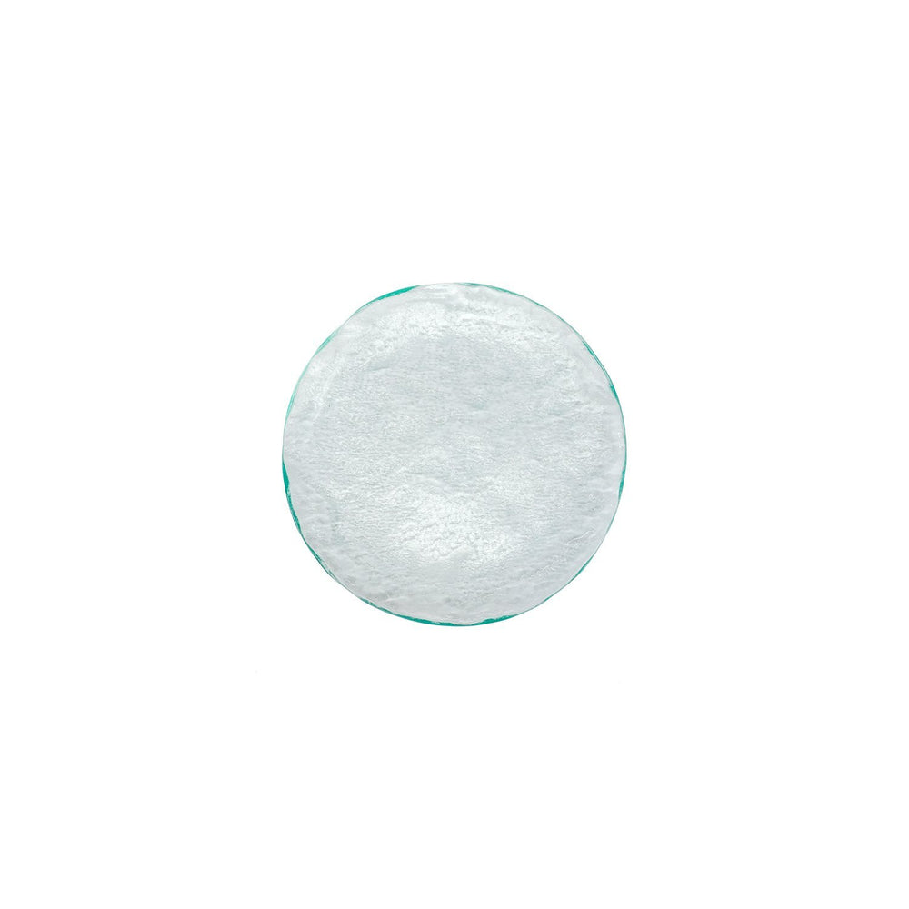 Turgla Fusion Glass dia.7.75" Round Clear Glass Plate