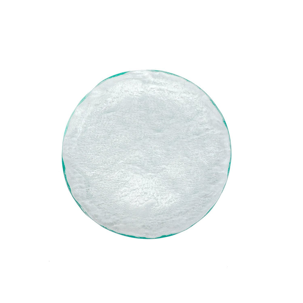 Turgla Fusion Glass dia.11" Round Clear Glass Plate