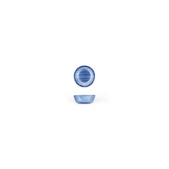 Turgla Fusion Glass dia.2.75" h:1.25" 4 oz. Round Blue Glass Ramekin