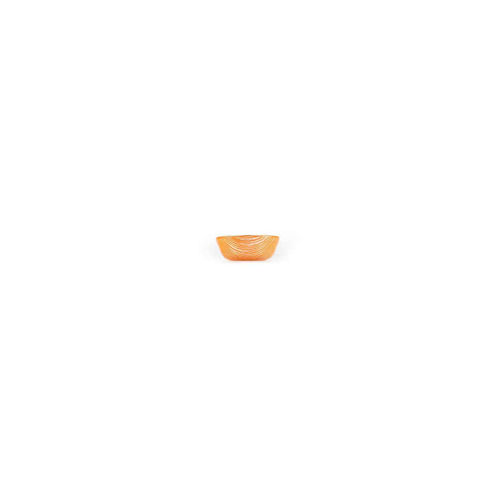 Turgla Fusion Glass dia.2.75" h:1.25" 4 oz. Round Orange Glass Ramekin