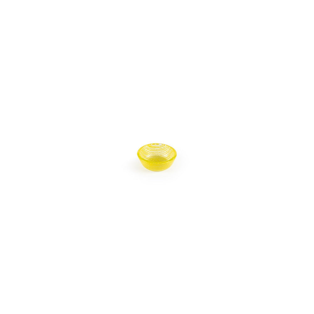 Turgla Fusion Glass dia.2.75" h:1.25" 4 oz. Round Yellow Glass Ramekin