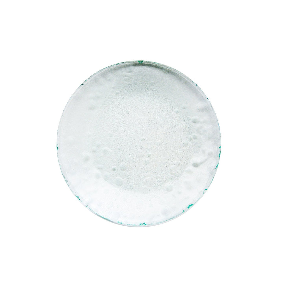 Turgla Fusion Glass dia.9" Round Clear Glass Plate