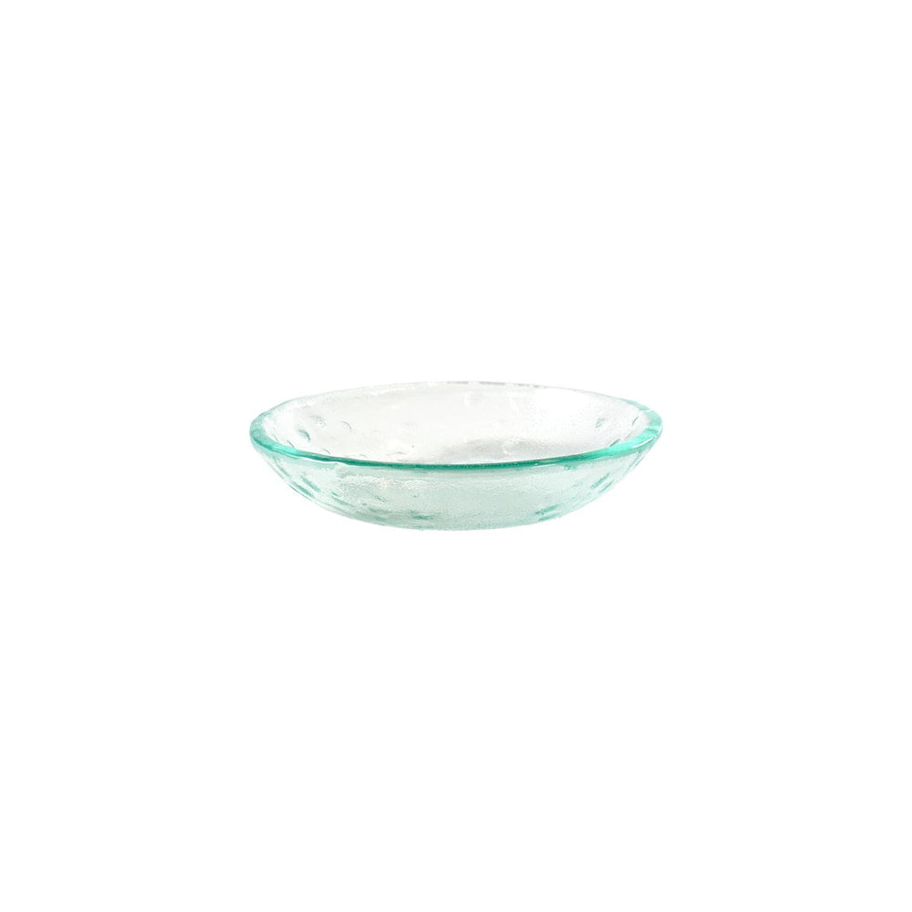 Turgla Fusion Glass dia.8.5" h:1.75" 20 oz. Round Clear Glass Bowl