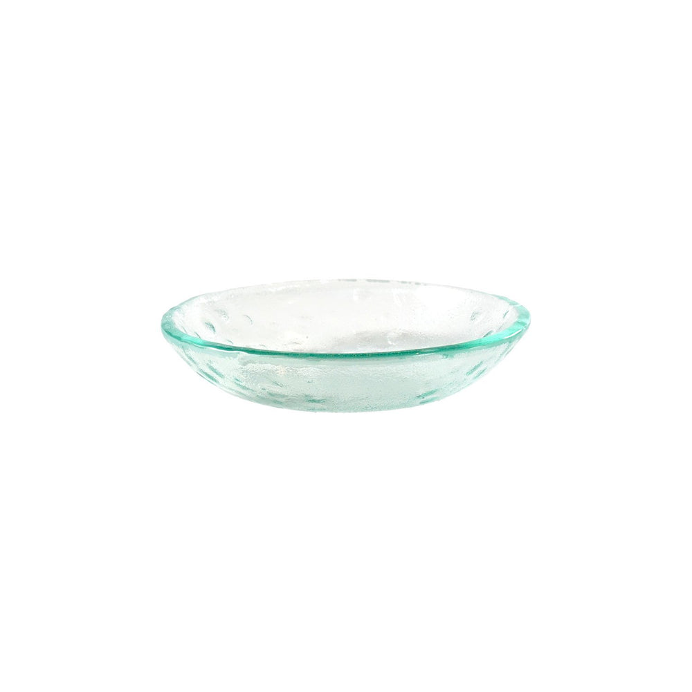 Turgla Fusion Glass dia.10.25" h:1.5" 40 oz. Round Clear Glass Bowl