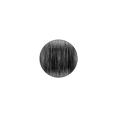 Turgla Fusion Glass dia.7.5" Round Black Glass Plate