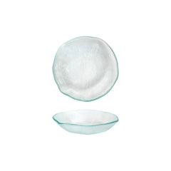 Turgla Fusion Glass dia.8.5" h:1.75" 20 oz. Round Clear Glass Bowl