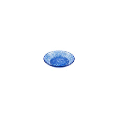 Turgla Fusion Glass dia.5.5" h:1.25" 8 oz. Round Blue Glass Bowl
