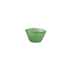 Turgla Fusion Glass dia.2.75" h:1.5" 2 oz. Round Green Glass Ramekin
