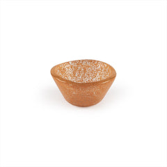 Turgla Fusion Glass dia.2.75" h:1.5" 2 oz. Round Orange Glass Ramekin
