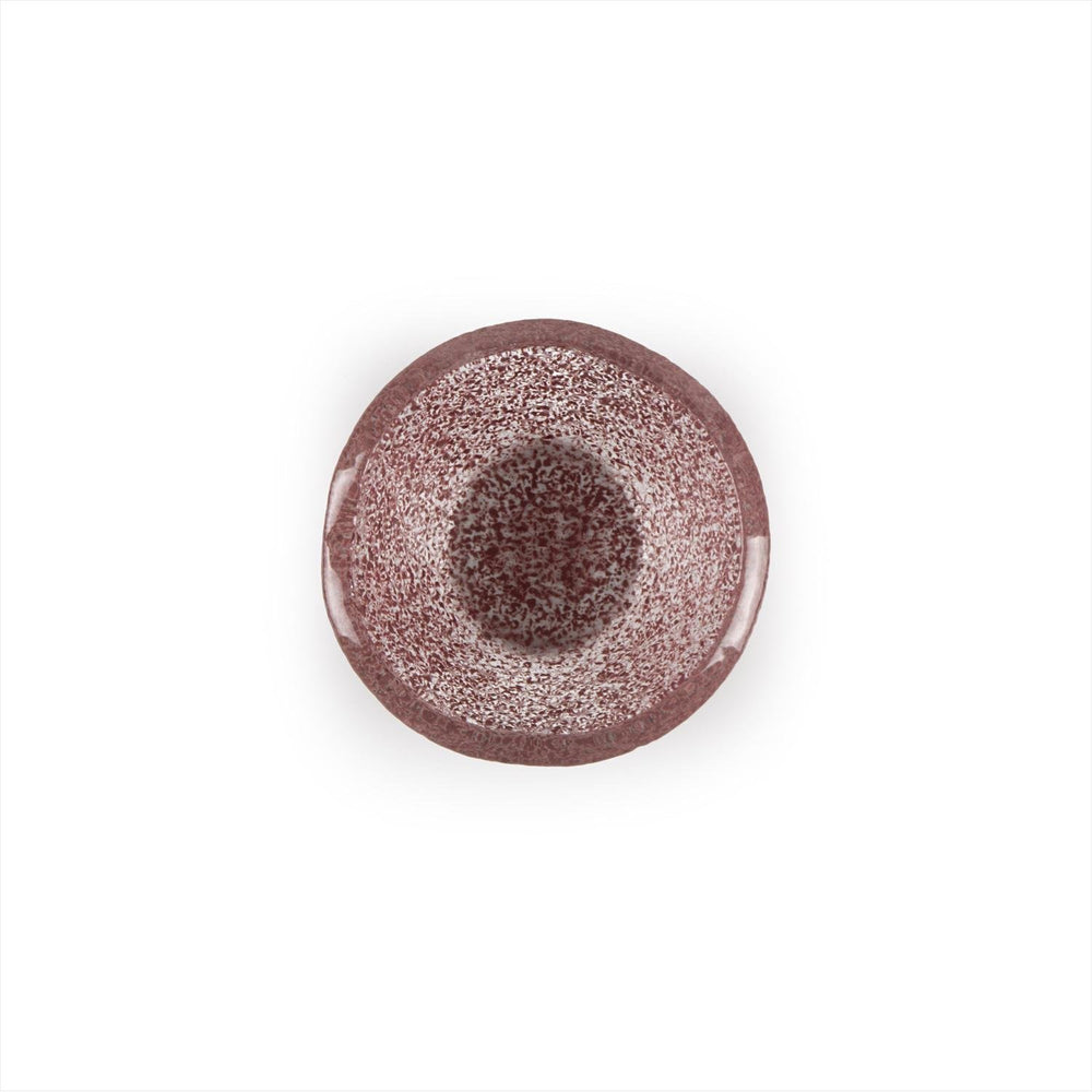 Turgla Fusion Glass dia.2.75" h:1.5" 2 oz. Round Pink Purple Glass Ramekin