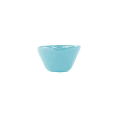Turgla Fusion Glass dia.3.25" h:2" 4 oz. Round Blue Glass Ramekin