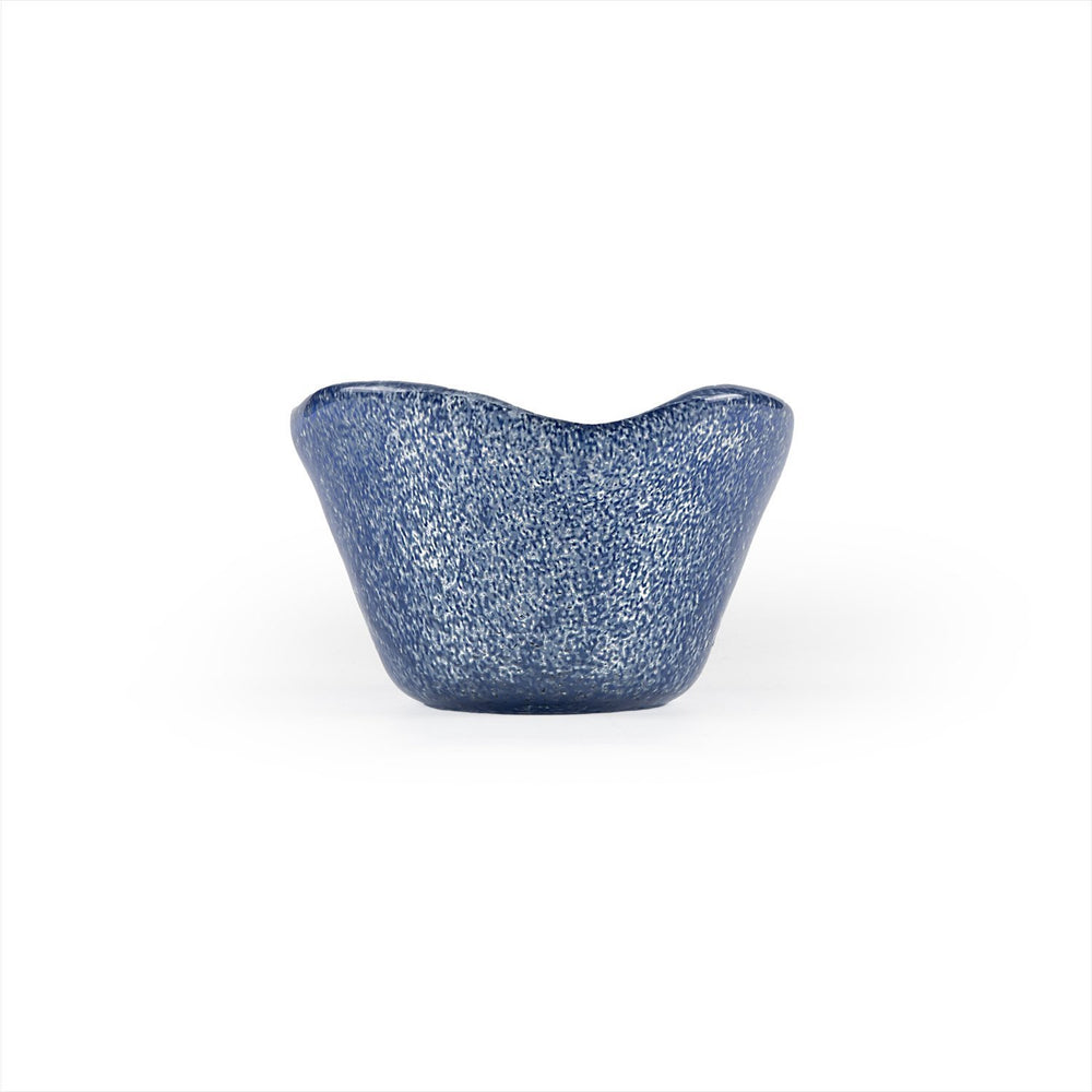 Turgla Fusion Glass dia.3.25" h:2" 4 oz. Round Blue Glass Ramekin