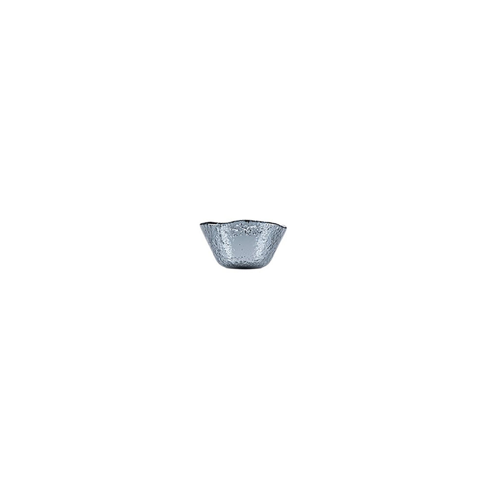 Turgla Fusion Glass dia.3.25" h:2" 4 oz. Round Charcoal Glass Ramekin