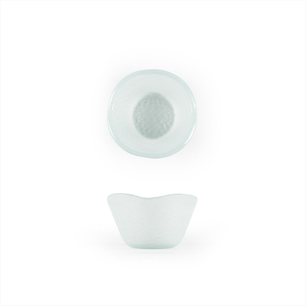 Turgla Fusion Glass dia.3.25" h:2" 4 oz. Round Frosted Glass Ramekin