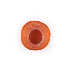 Turgla Fusion Glass dia.3.25" h:2" 4 oz. Round Orange Glass Ramekin