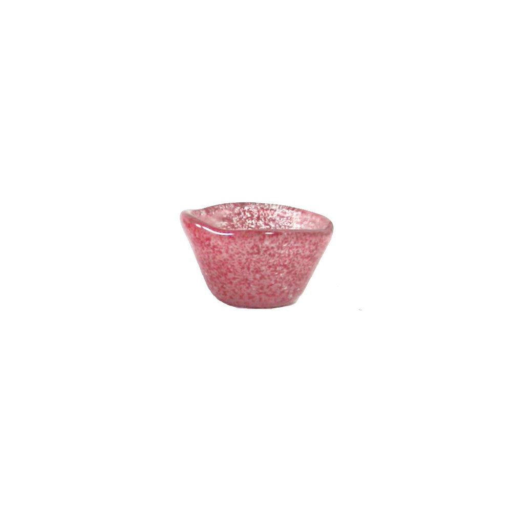 Turgla Fusion Glass dia.3.25" h:2" 4 oz. Round Pink Purple Glass Ramekin