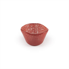 Turgla Fusion Glass dia.3.25" h:2" 4 oz. Round Red Glass Ramekin