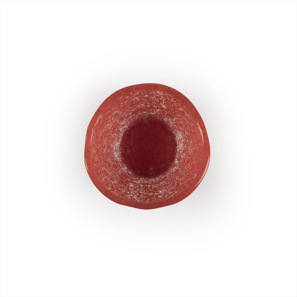 Turgla Fusion Glass dia.3.25" h:2" 4 oz. Round Red Glass Ramekin