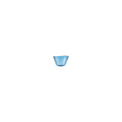 Turgla Fusion Glass dia.3.25" h:2" 4 oz. Round Transparent Blue Glass Ramekin