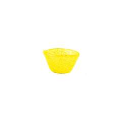 Turgla Fusion Glass dia.3.25" h:2" 4 oz. Round Yellow Glass Ramekin