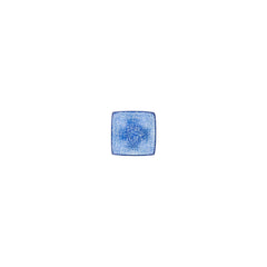 Turgla Fusion Glass 3.5" x 3.5" x h:1.25" 3 oz. Square Blue Glass Ramekin