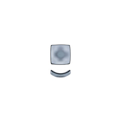 Turgla Fusion Glass 3.5" x 3.5" x h:1.25" 3 oz. Square Charcoal Glass Ramekin