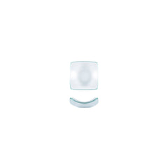 Turgla Fusion Glass 3.5" x 3.5" x h:1.25" 3 oz. Square Clear Glass Ramekin