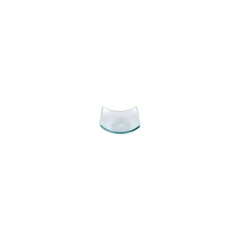 Turgla Fusion Glass 3.5" x 3.5" x h:1.25" 3 oz. Square Clear Glass Ramekin