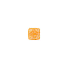 Turgla Fusion Glass 3.5" x 3.5" x h:1.25" 3 oz. Square Orange Glass Ramekin