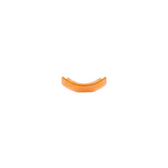 Turgla Fusion Glass 5.75" x 5.75" x h:2" 7 oz. Square Orange Glass Bowl