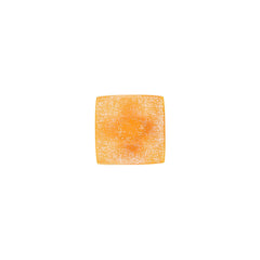 Turgla Fusion Glass 5.75" x 5.75" x h:2" 7 oz. Square Orange Glass Bowl