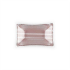 Turgla Fusion Glass 4.25" x 2.5" x h:0.5" 1 oz. Rectangular Pink Purple Glass Ramekin