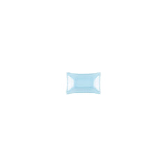 Turgla Fusion Glass 4.25" x 2.5" x h:0.5" 1 oz. Rectangular Blue Glass Ramekin